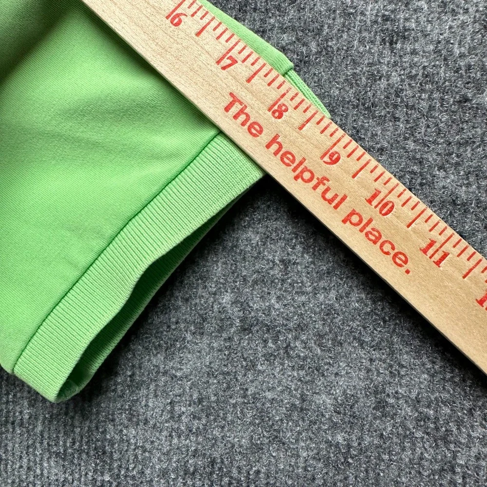 Polo Ralph Lauren Mens Lime Green Short Sleeve Cotton Polo Shirt Orange Pony M